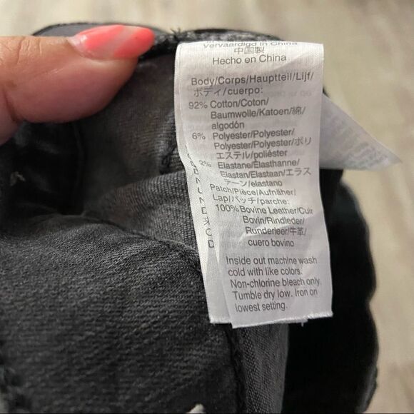 𝅺madewell Sz 24 9" Mid-Rise Skinny Jeans in Charcoal Grey - Picture 9 of 11